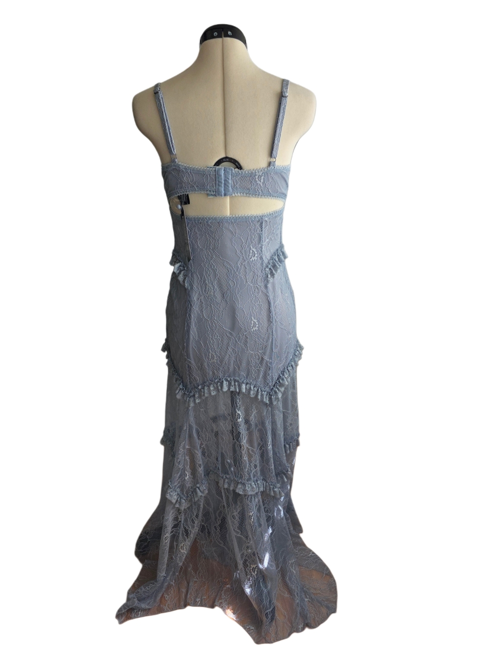 NWT Current Mood Elegant Lace Maxi Dress - Picture 2 of 3